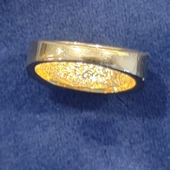 Swarovski Crystal Ring, Gold Plated, Swan Signed, Size 9 - Picture 12 of 16